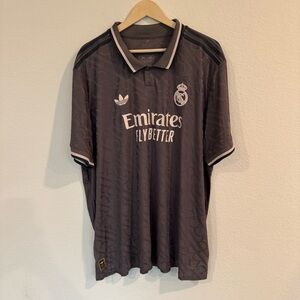 Adidas Real Madrid Third Authentic Jersey 24/25  Mens 3XL TRIKOT Rare Size NEW